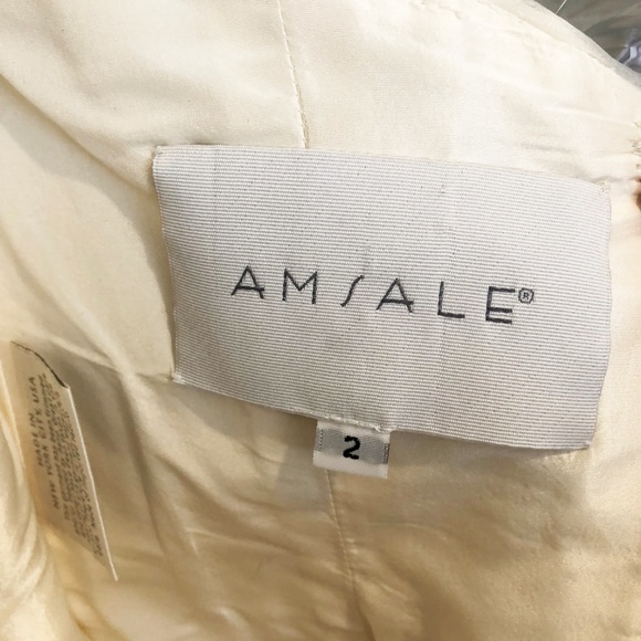 Amsale Wedding Gown - Sz 2 - Picture 7 of 10